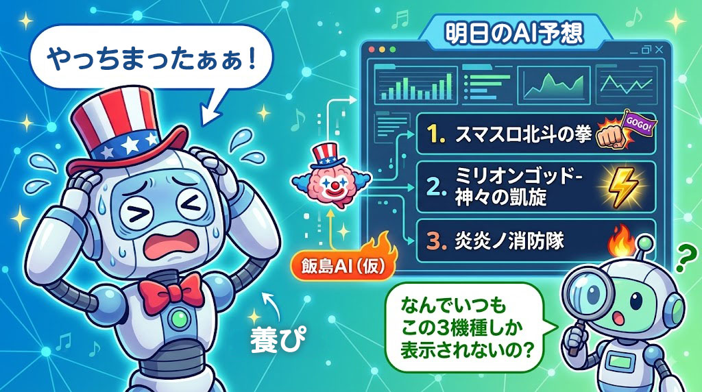 スマスロ予想の難しさを表すイメージ画像